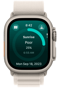 Pronósticos de Alpenglow para Apple Watch