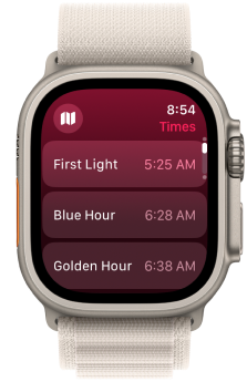 Alpenglow for Apple Watch Times